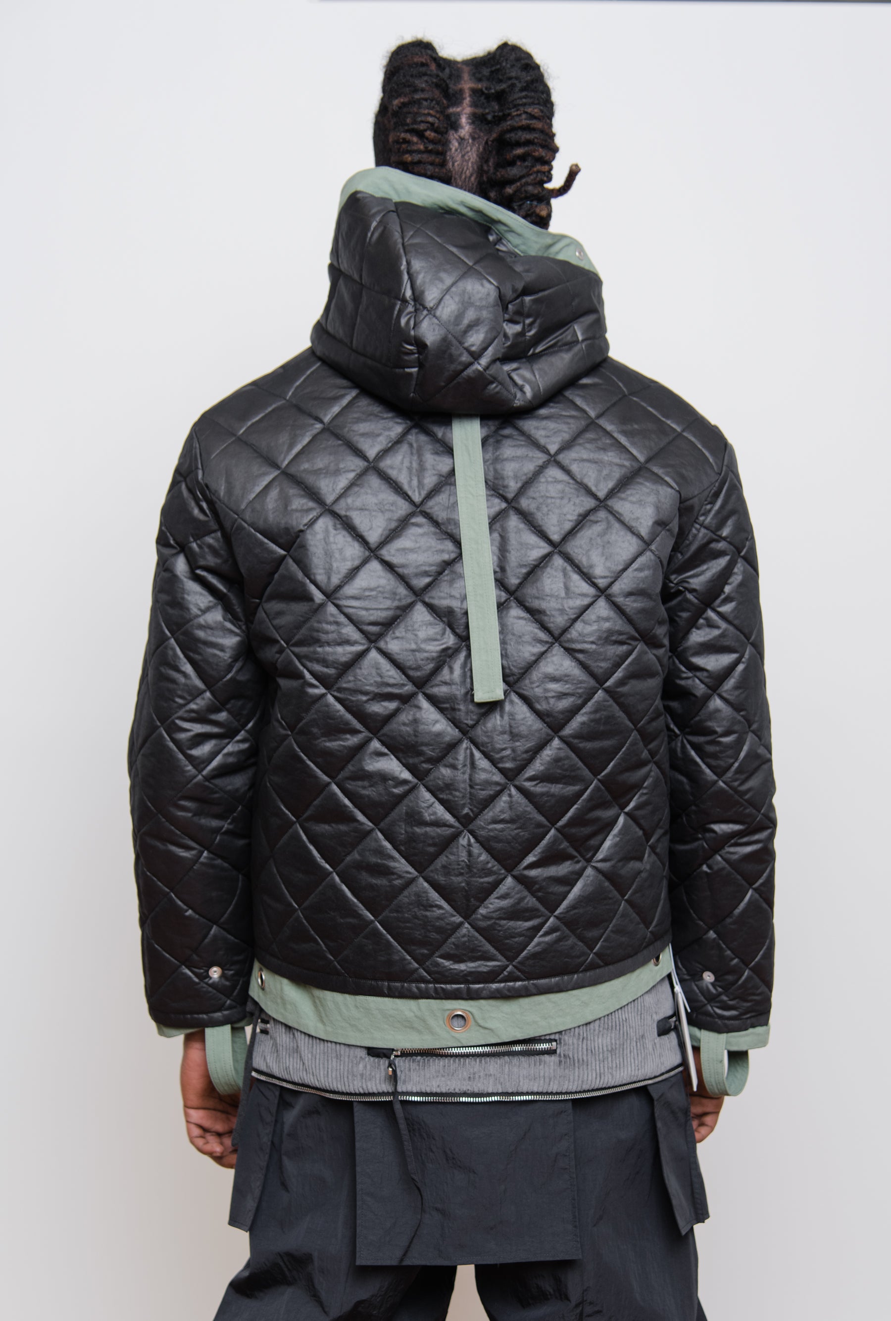 Reversible Quilted Jacket Green/Black – NOMAD