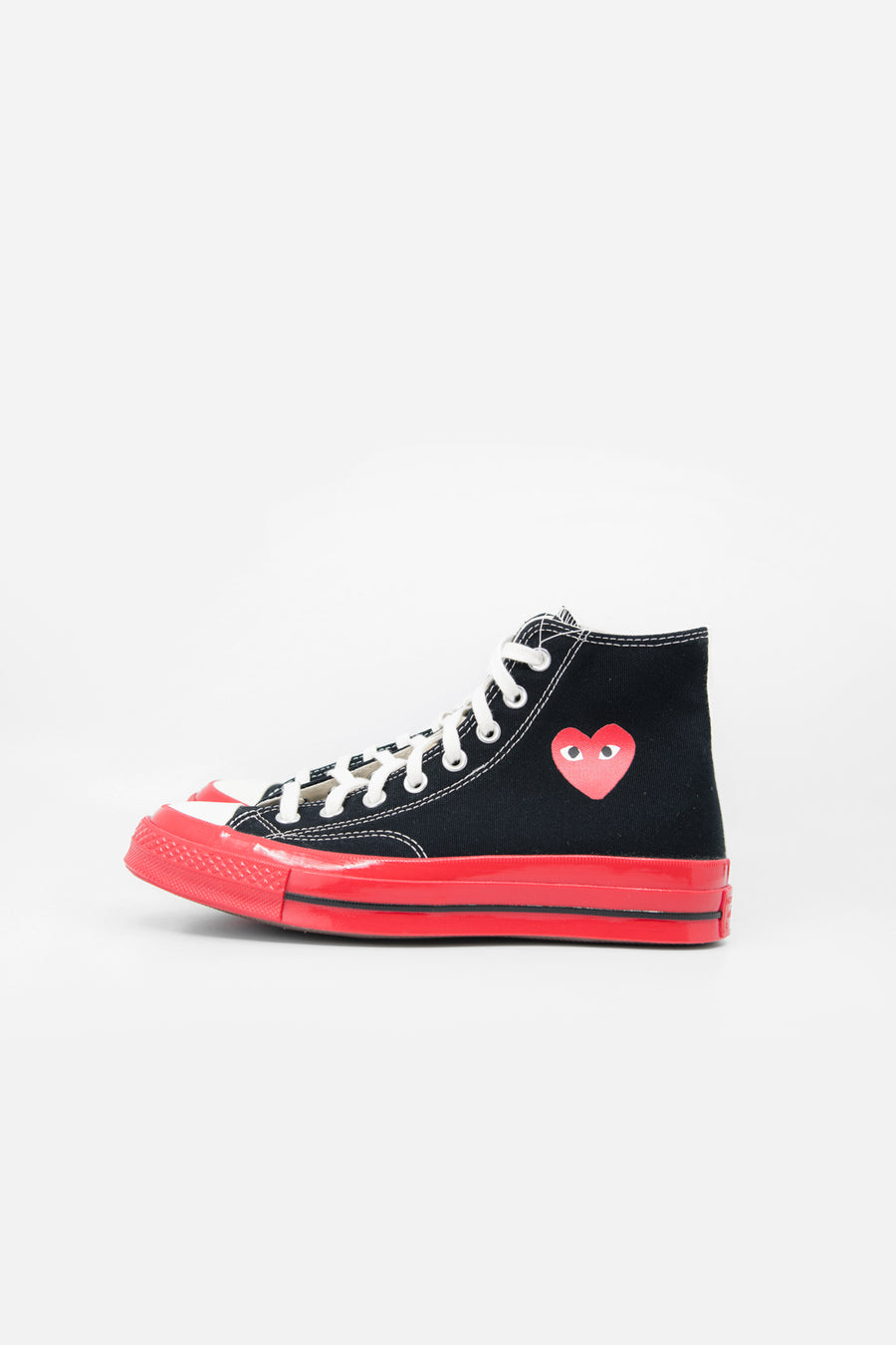 PLAY Red Sole Chuck Taylor High Black K124-001-1