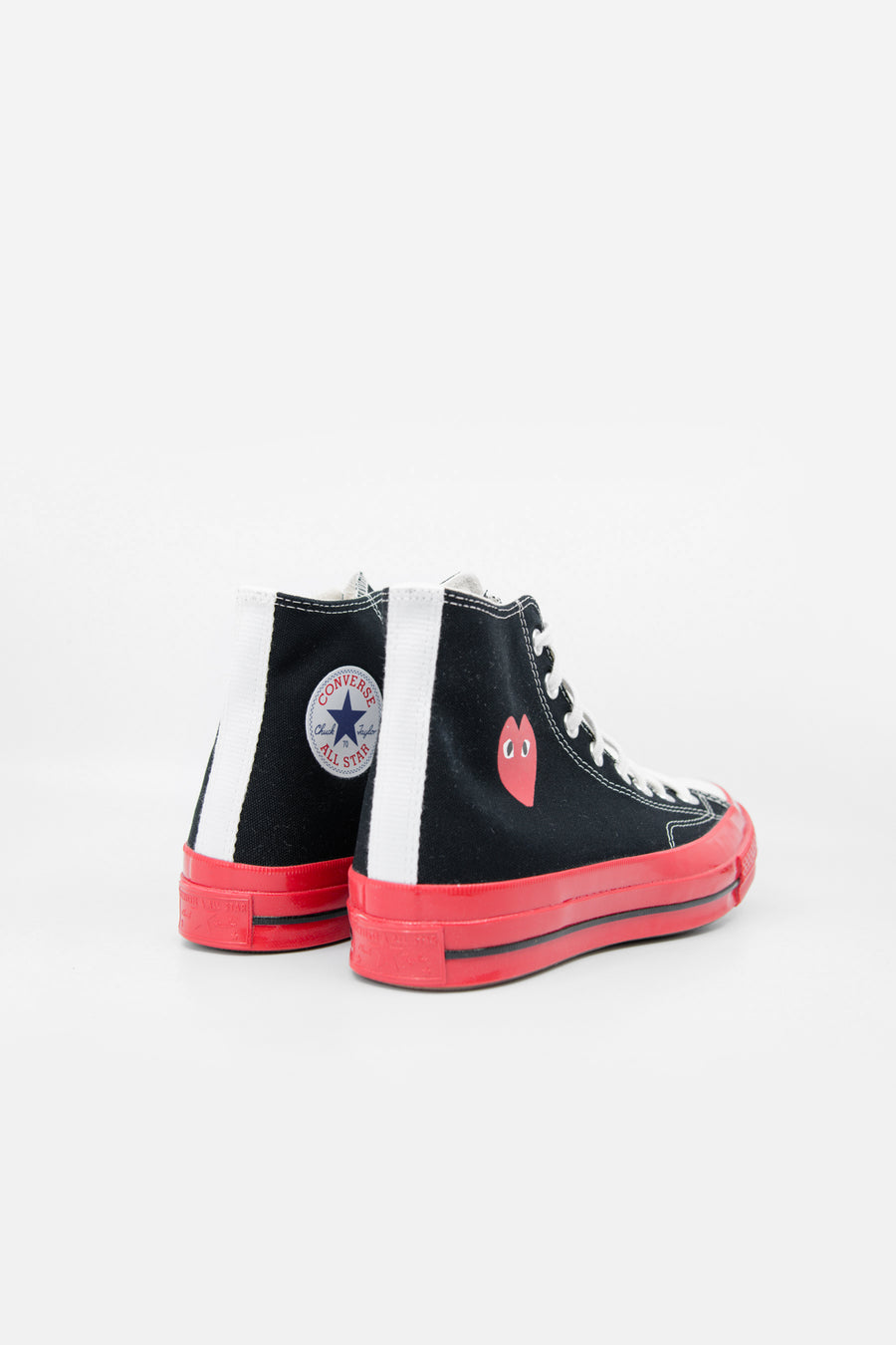 PLAY Red Sole Chuck Taylor High Black K124-001-1