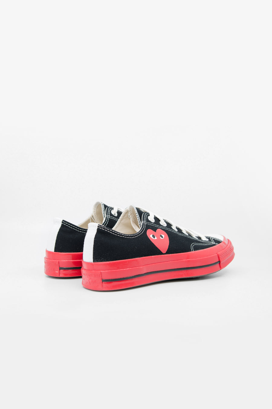 PLAY Red Sole Chuck Taylor Low Black K123-001-1