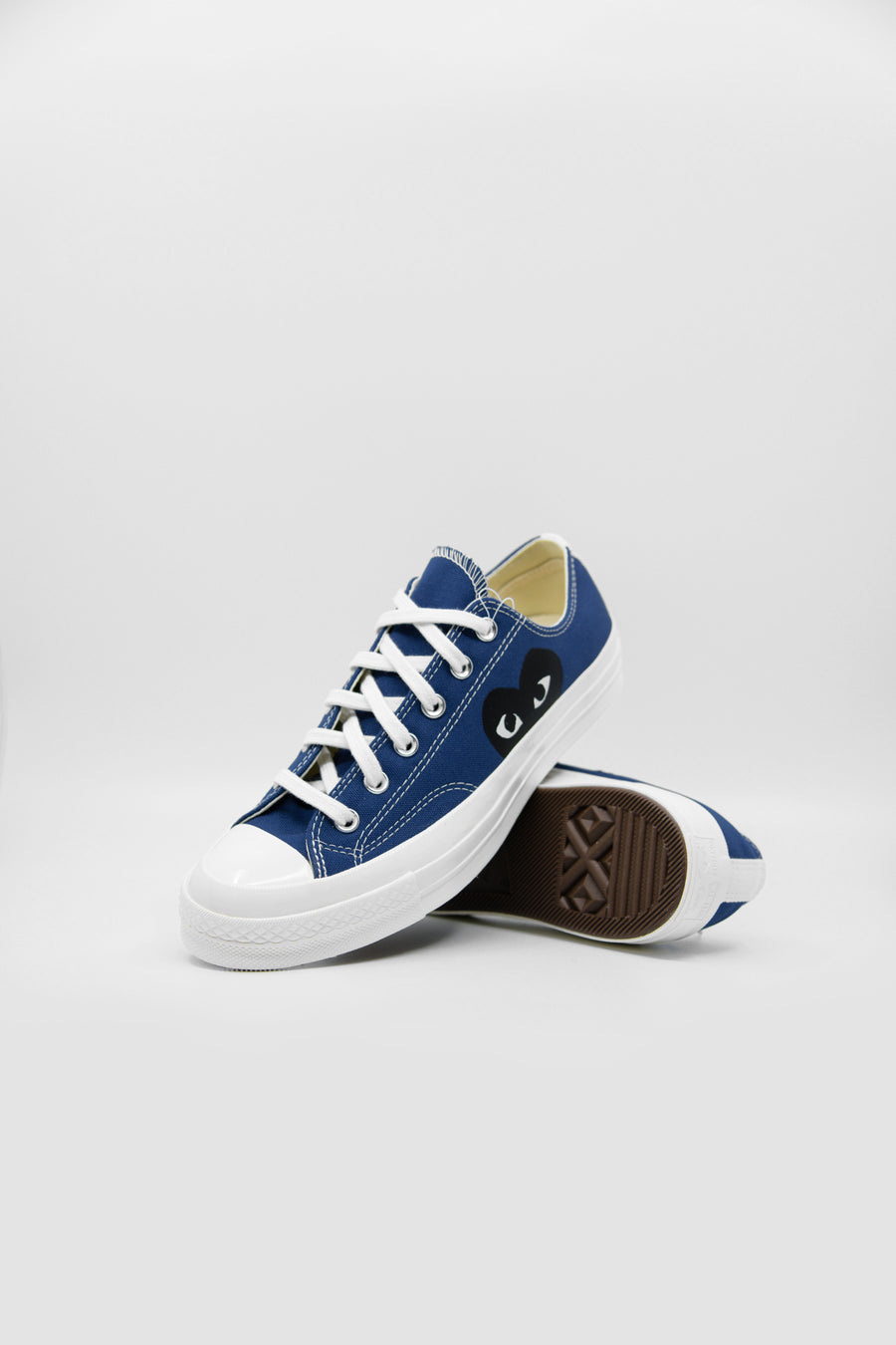 PLAY Single Heart Chuck Taylor Low Blue Quartz/Egret/Black K121-001-2
