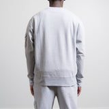 Essential Crewneck Sweater Grey Melange