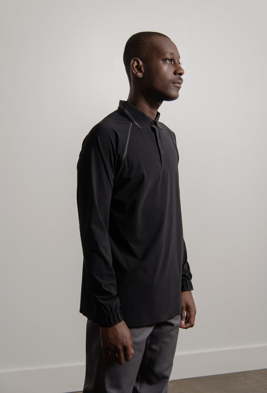 Ultrasound Labourer Polo Shirt Black