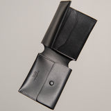 Trifold Leather Wallet Black SLGS000105