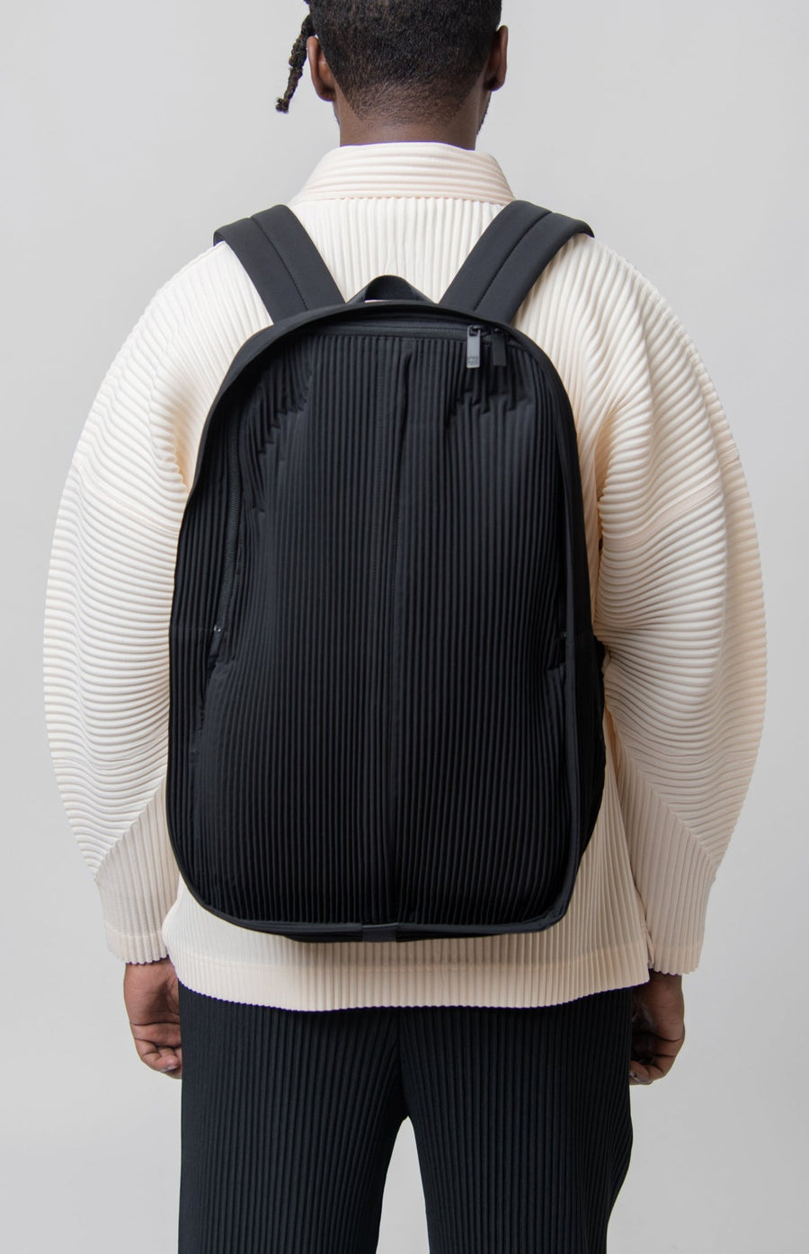 Pleated Backpack Black AG401-15