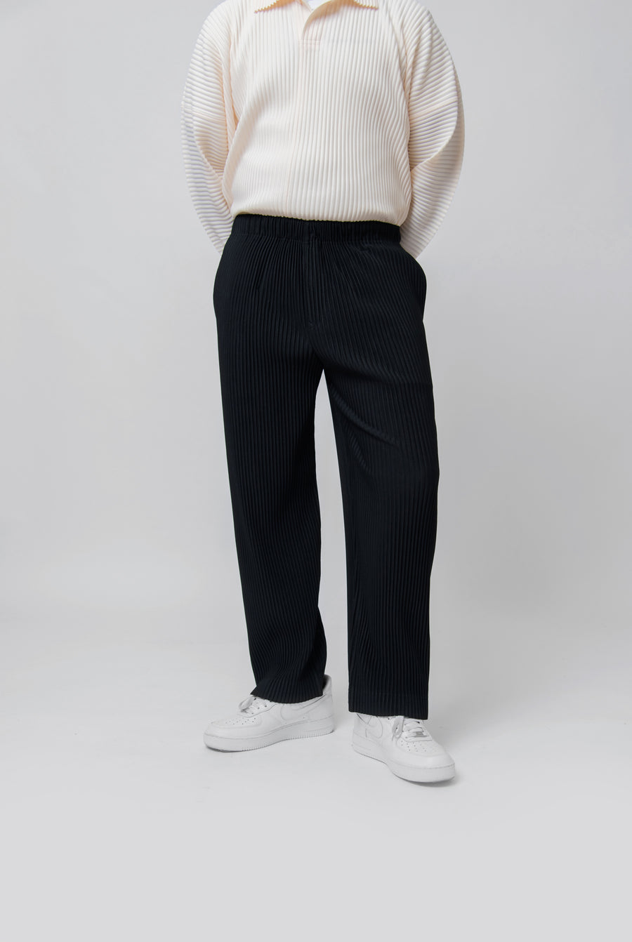 MC January Pleated Trouser Black JF104-15