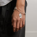 Hammered Bracelet Silver