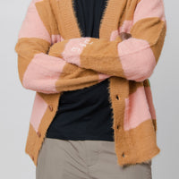 Joe Fresh Goods Fuzzy Cardigan Coral Almond 7SQ1ZEE (LAUNCH