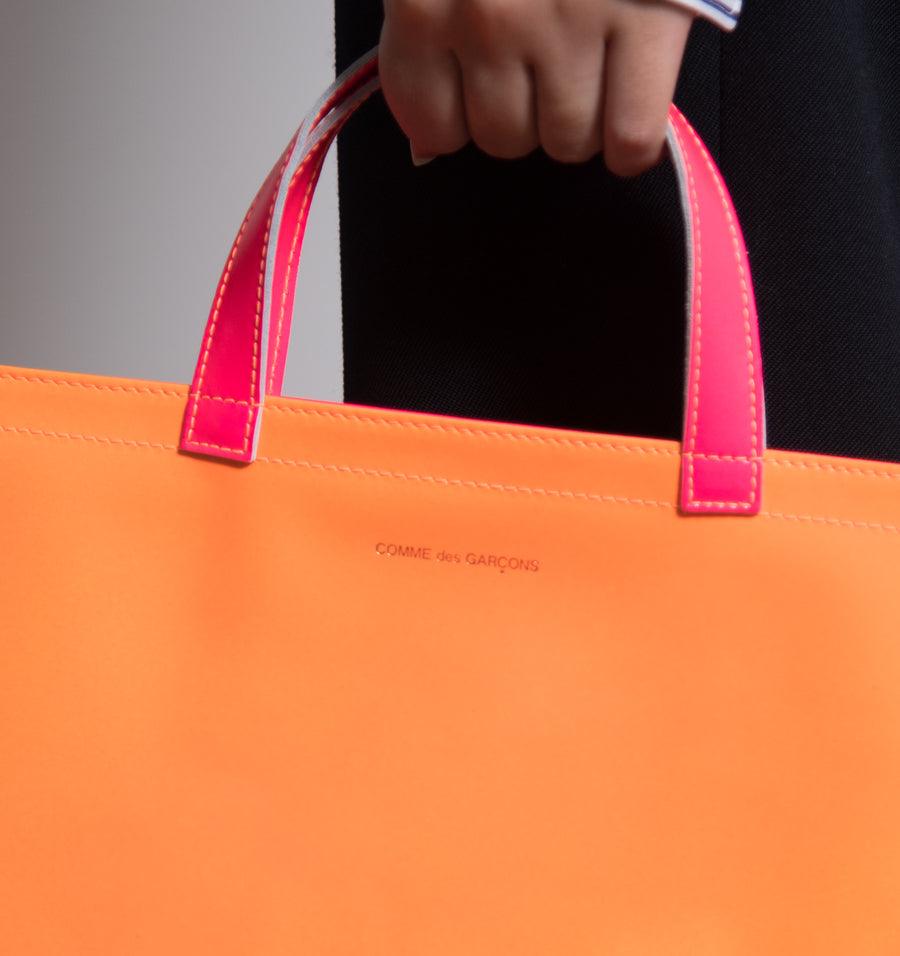 Super Fluo Tote Bag Yellow/Orange/Pink