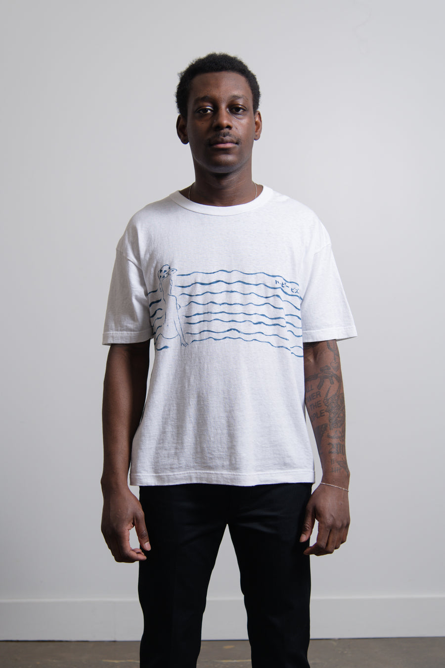 Springs Jumbo Tee White/Blue