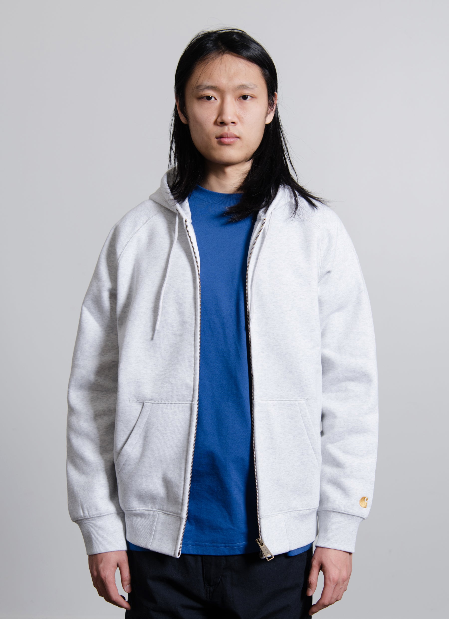 Chase Zip Hoodie Ash Heather NOMAD