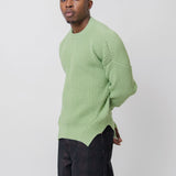 Oversized Knit Sweater Green J22GP0113