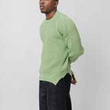 Oversized Knit Sweater Green J22GP0113