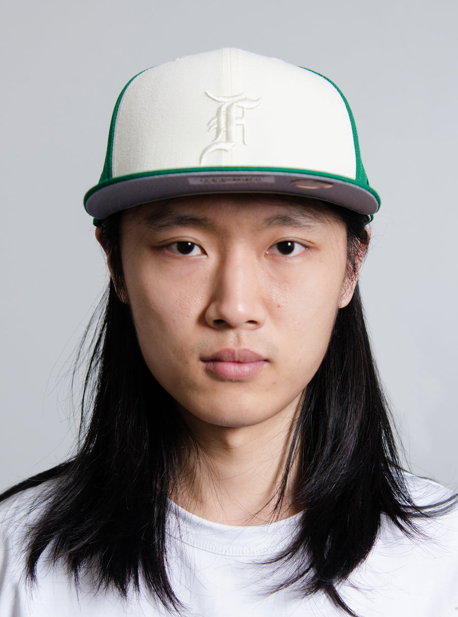 Essentials 59FIFTY Fitted Cap Kelly Green/Wine Cork