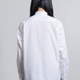 Striped Panel Poplin Shirt White/Stripe B014