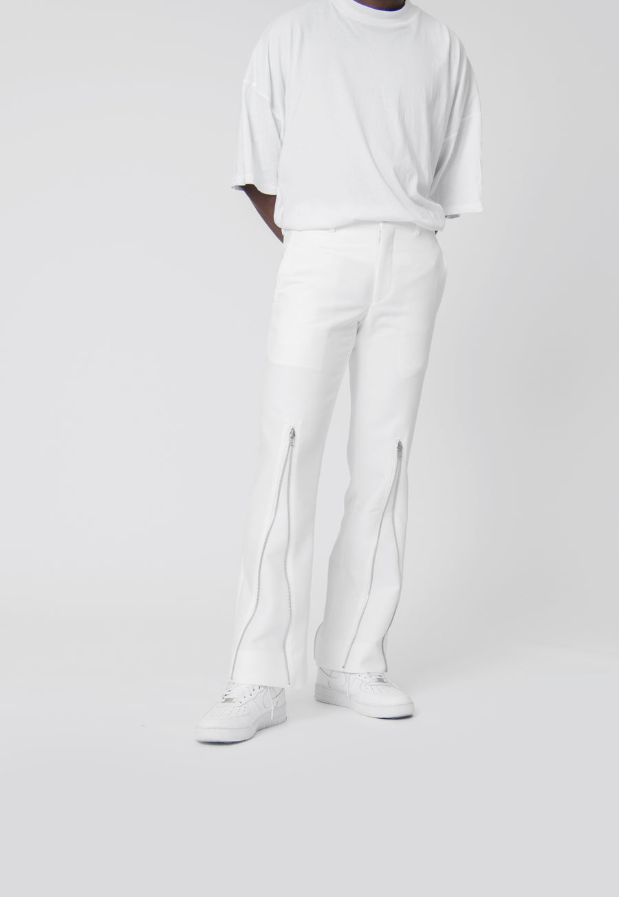 Zip Trouser White PK-P013