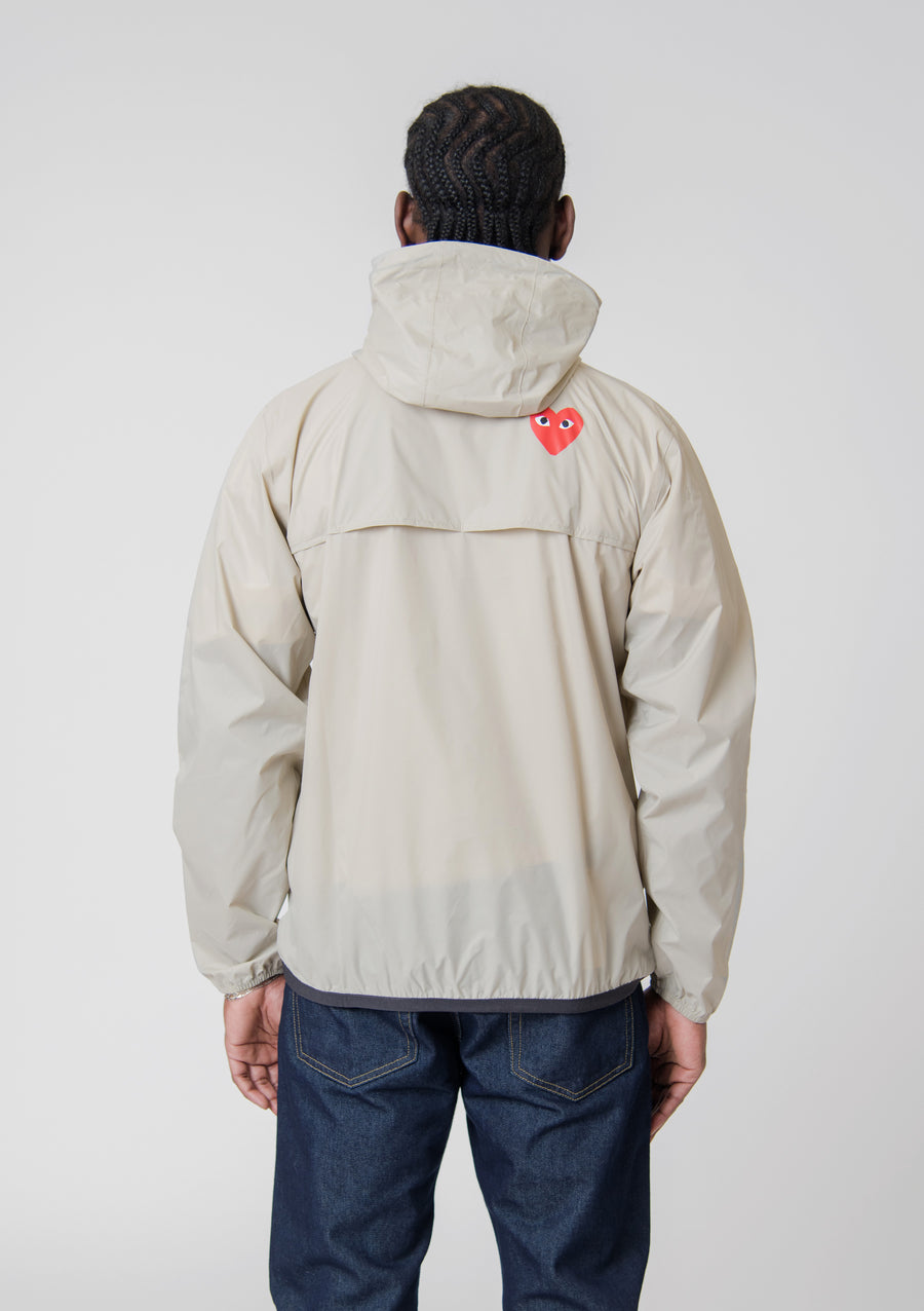 K-WAY Half-Zip Packable Jacket Beige J502-3 – NOMAD