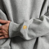 Chase Crewneck Sweater Heather Grey/Gold