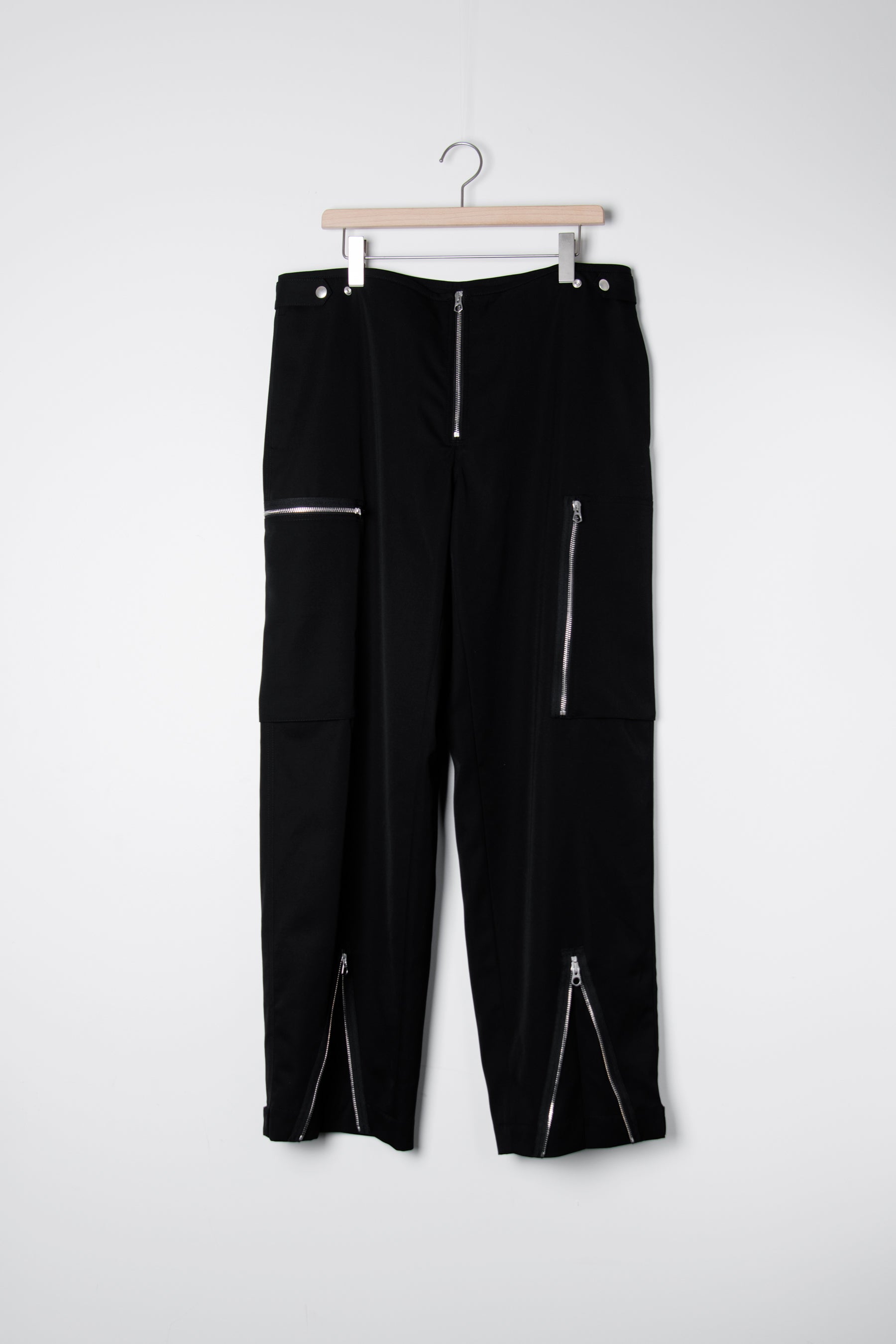 Fine Dry Wool Zip Trouser Black JSMU310931