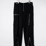 Fine Dry Wool Zip Trouser Black JSMU310931
