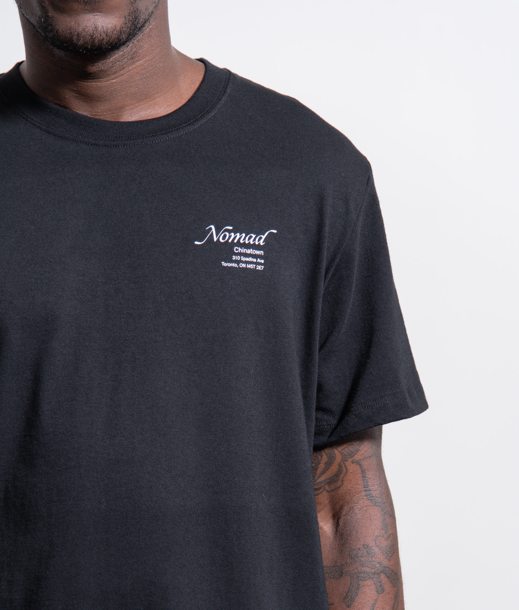 Smoke Break Tee Black/White – NOMAD