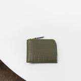 Brick 2-Sided Zip Wallet Olive