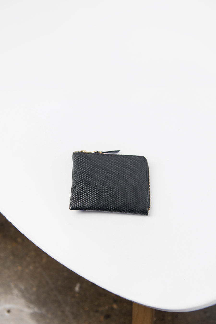 Luxury 2-Sided Zip Wallet Black