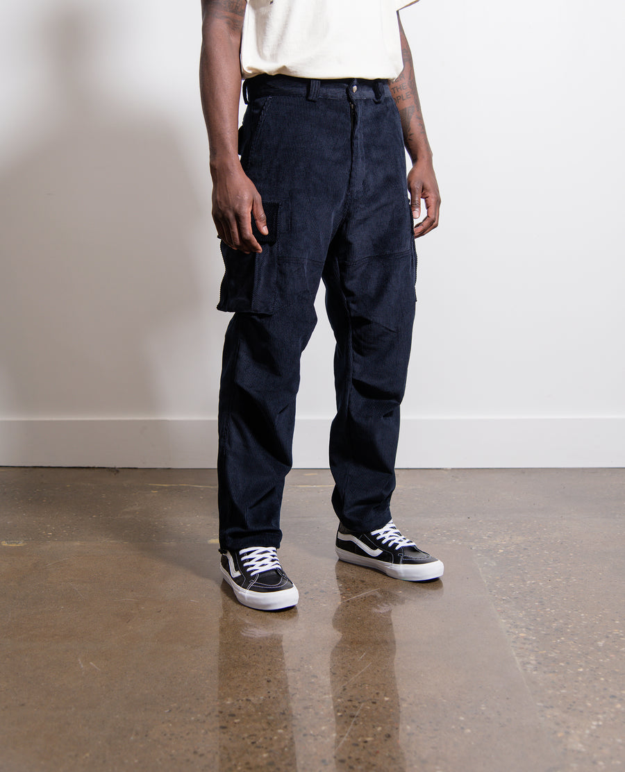 Mens Cargo Pants Work Pants Relaxed Fit Elastic Waist Casual Pants