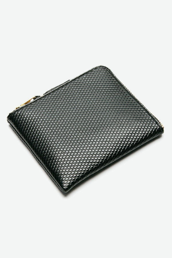Luxury 2-Sided Zip Wallet Black