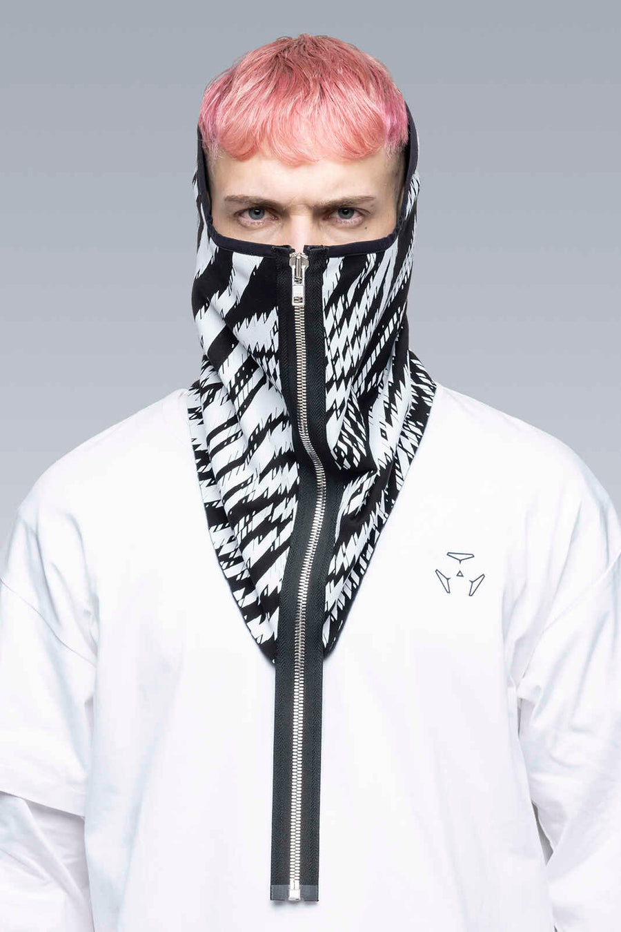 NG4-PS Powerstretch Zip Neck Gaiter Zebra