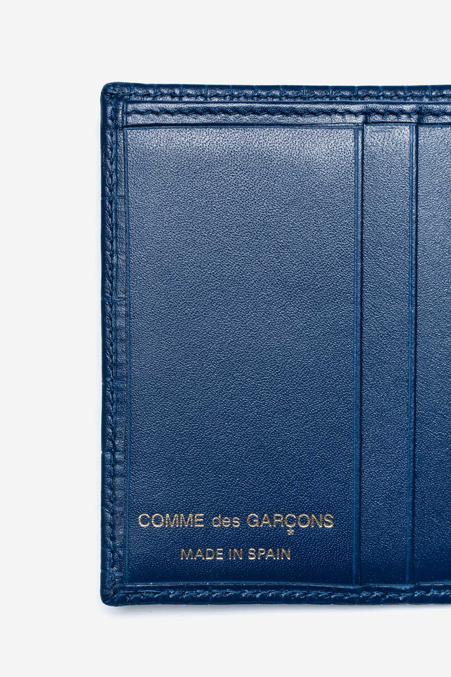 CDG Wallet Brick Bifold Wallet Blue