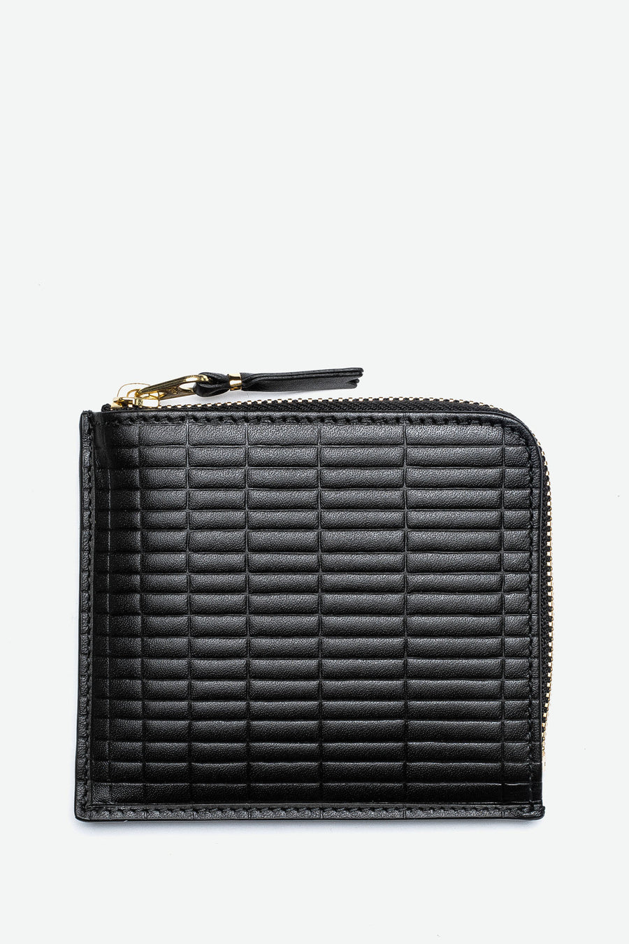 CDG Wallet Brick 2-Sided Zip Wallet Black
