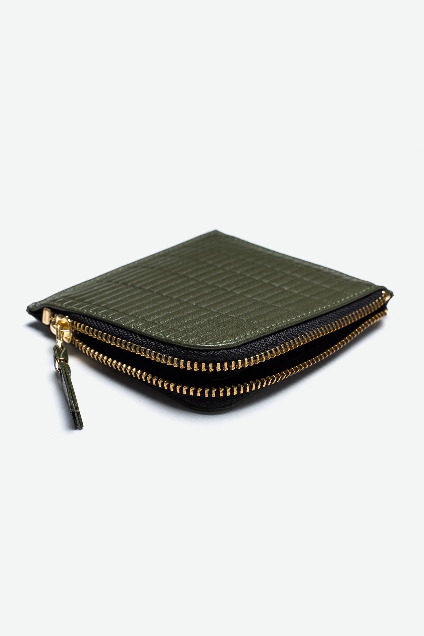 CDG Wallet Brick 2-Sided Zip Wallet Olive